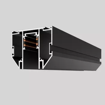 Демферный магнитный трек встраиваемый для натяжного потолка Crystal Lux CLT 0.133 01 L2000 BL (2 метра)