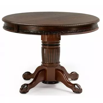 Деревянный стол Woodville Альфред орех / коричневая патина 450826