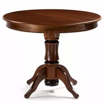 Деревянный стол Woodville Павия 100 орех / коричневая патина 450816