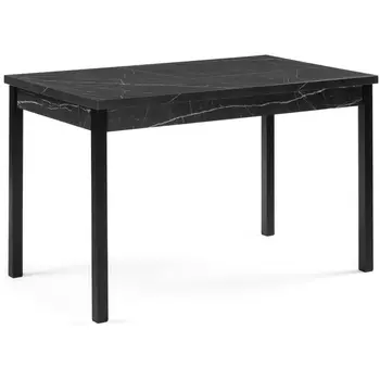 Деревянный стол Woodville Центавр 120(160)х70х76 файерстоун / черный матовый 550560