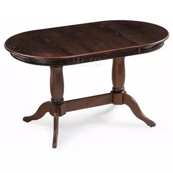 Деревянный стол Woodville Джил орех / коричневая патина 450821