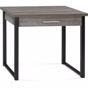 Деревянный стол Woodville Ибби 90(128)х64х77 рошелье / черный матовый 528556