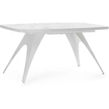 Деревянный стол Woodville Лардж 160(200)х90х76 monte belo / белый 551076