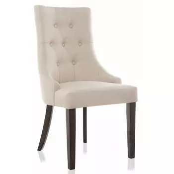 Стул Woodville Elegance dark walnut / fabric cream 11027