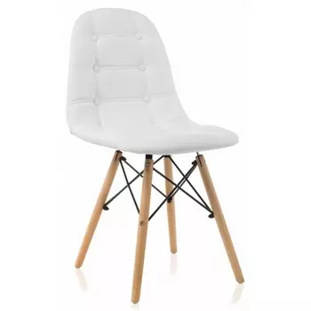 Деревянный стул Woodville Kvadro white 11823