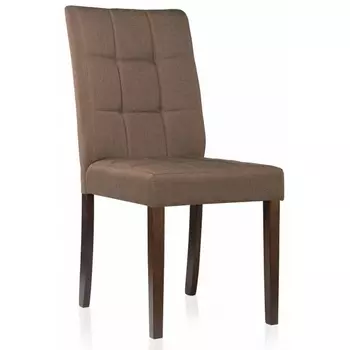 Деревянный стул Madina dark walnut / fabric brown 11030 (Woodville)