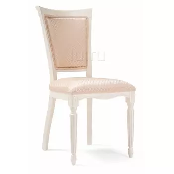 Деревянный стул Woodville Байона молочный / ромб 02 490636
