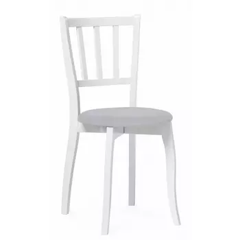 Деревянный стул Woodville Айра серый / белый 528929