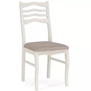 Деревянный стул Woodville Амадиу бежевый / молочный 528926