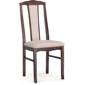 Деревянный стул Woodville Гроджин бежевый / орех 528934