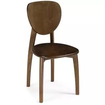 Деревянный стул Woodville Окава орех 543599