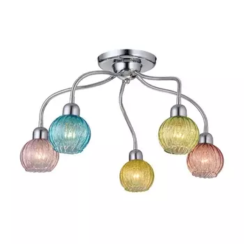 Детская разноцветная люстра Citilux Popurri CL604151 (плафоны шарики)