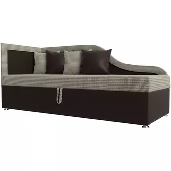 Детский диван Дюна левый угол (Рогожка бежевый) Лига Диванов 113642L