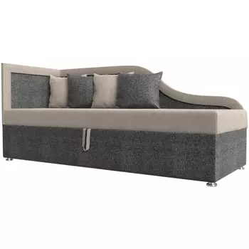 Детский диван Дюна левый угол (Рогожка бежевый) Лига Диванов 113646L