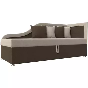 Детский диван Дюна правый угол (Рогожка бежевый) Лига Диванов 113645