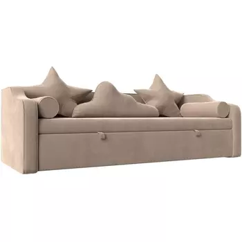 Детский диван-кровать Рико (Велюр/Бежевый) Лига Диванов 117373