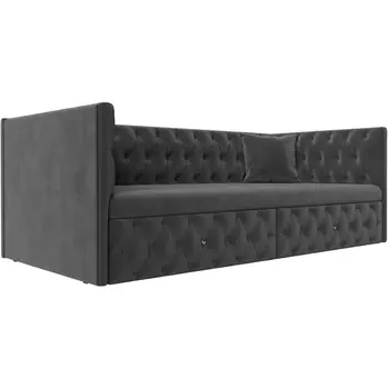 Детский диван Найс (велюр серый) Лига Диванов 107106