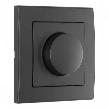 Диммер 500Вт с рамкой (черный) Arte Milano SET06-1 SET06-1-48-1 black