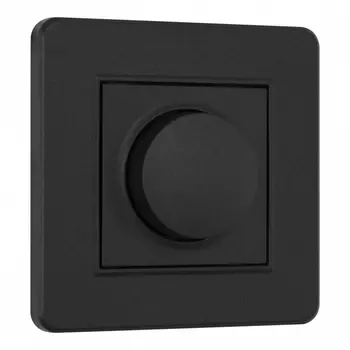 Диммер 500Вт с рамкой (черный) Arte Milano SET16-1 SET16-1-48-1 black