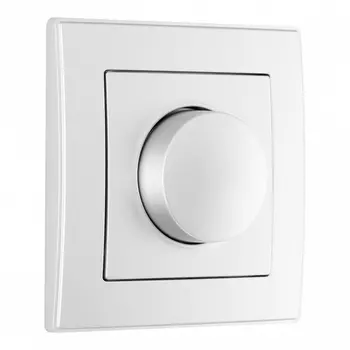 Диммер 500Вт с рамкой (серебро) Arte Milano SET06-1 SET06-1-48-1 silver