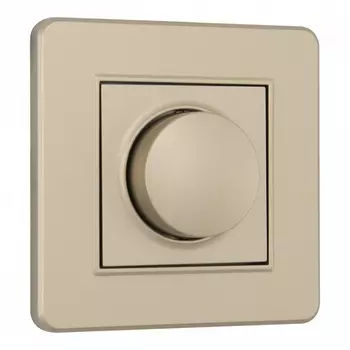 Диммер 500Вт с рамкой (шампань) Arte Milano SET16-1 SET16-1-48-1 shampan