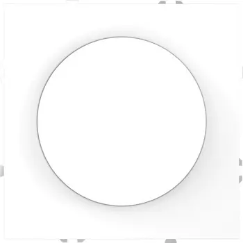 Диммер поворотно-нажимной 600 Вт (белый матовый) Voltum S70 VLS070302