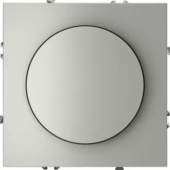 Диммер поворотно-нажимной 600 Вт (сталь) Voltum S70 VLS070305