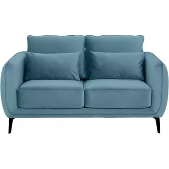 Диван Amsterdam двухместный ОГОГО (арт.342690), (Ткань/Голубой) ОГОГО Обстановочка!