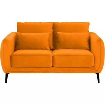 Диван Amsterdam двухместный ОГОГО (арт.698444), (Ткань/Желтый) ОГОГО Обстановочка!