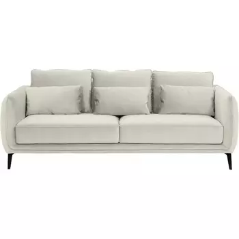 Диван Amsterdam трехместный ОГОГО (арт.342340), (Ткань/Белый) ОГОГО Обстановочка!