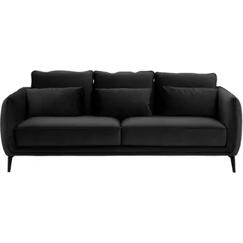 Диван Amsterdam трехместный ОГОГО (арт.342355), (Ткань/Черный) ОГОГО Обстановочка!