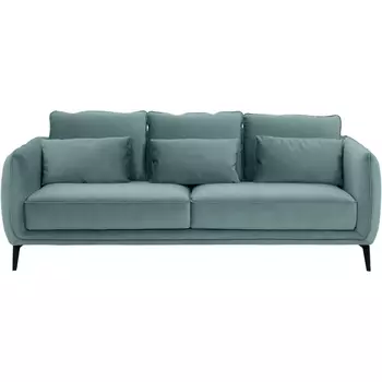 Диван Amsterdam трехместный ОГОГО (арт.342356), (Ткань/Бирюзовый) ОГОГО Обстановочка!