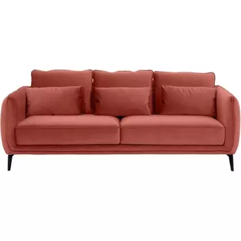 Диван Amsterdam трехместный ОГОГО (арт.342361), (Ткань/Розовый) ОГОГО Обстановочка!