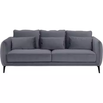 Диван Amsterdam трехместный ОГОГО (арт.583332), (Ткань/Серый) ОГОГО Обстановочка!