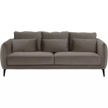 Диван Amsterdam трехместный ОГОГО (арт.583334), (Ткань/Светло-коричневый) ОГОГО Обстановочка!