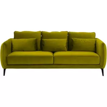 Диван Amsterdam трехместный ОГОГО (арт.583335), (Ткань/Оливковый) ОГОГО Обстановочка!