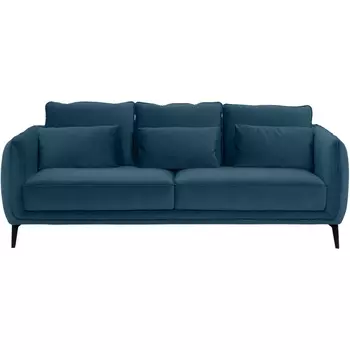 Диван Amsterdam трехместный ОГОГО (арт.583340), (Ткань/Синий) ОГОГО Обстановочка!