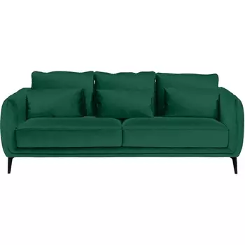 Диван Amsterdam трехместный ОГОГО (арт.664755), (Ткань/Изумрудный) ОГОГО Обстановочка!