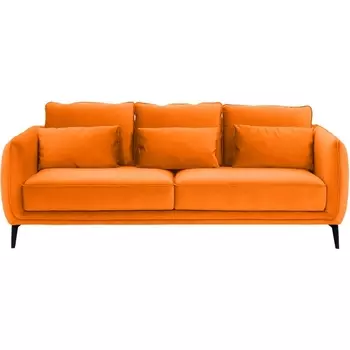 Диван Amsterdam трехместный ОГОГО (арт.698442), (Ткань/Желтый) ОГОГО Обстановочка!