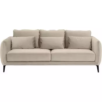 Диван Amsterdam трехместный ОГОГО (арт.698443), (Ткань/Бежевый) ОГОГО Обстановочка!