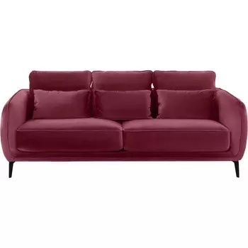 Диван Amsterdam трехместный ОГОГО (арт.761048), (Ткань/Бордовый) ОГОГО Обстановочка!