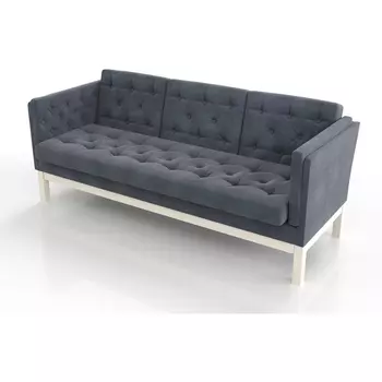 Диван Arsko Айверс Б беленый дуб серый шенилл