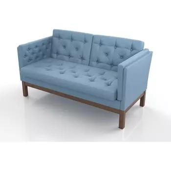 Диван Arsko Айверс М орех голубая рогожка