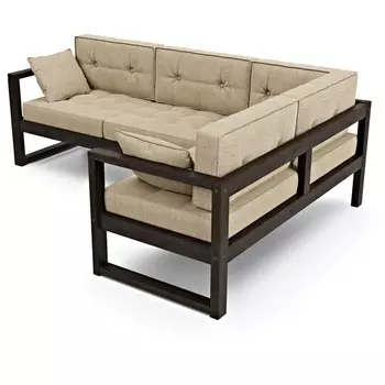 Диван Arsko Астер У венге бежевая рогожка