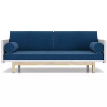 Диван Arsko Двалин беленый дуб синий велюр