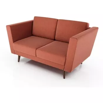 Диван Arsko Гуннар коралловая рогожка