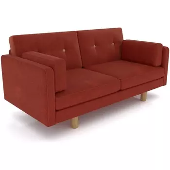 Диван Arsko Ингвар М терракотовый велюр