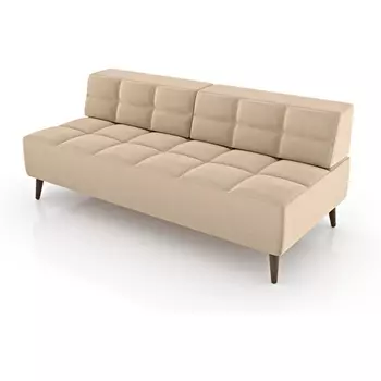 Диван Arsko Нельсон бежевый велюр