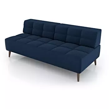 Диван Arsko Нельсон синий велюр