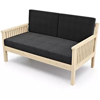 Диван Arsko Норман М сосна графитовая рогожка